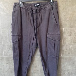 RSQ jogger pull on pants, nice reach color and soft thick fabric